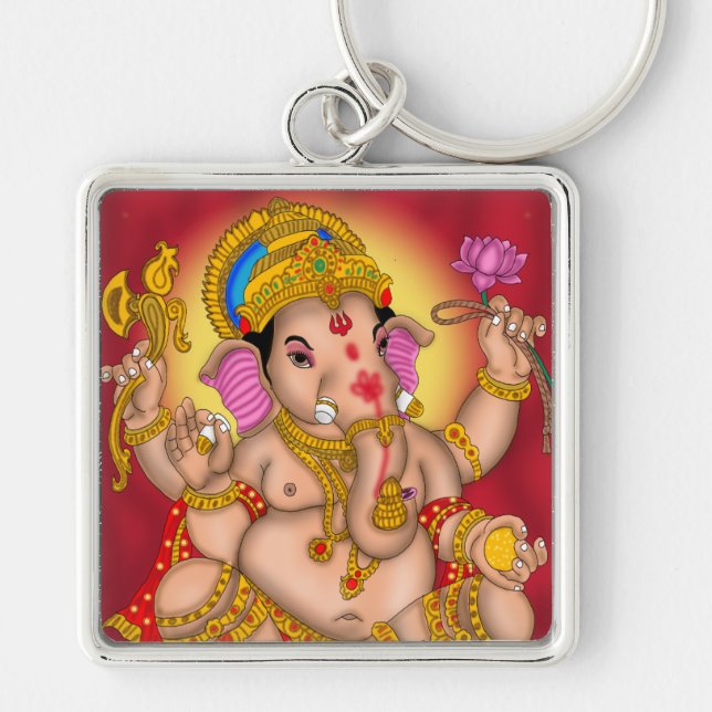 Lord Ganesha Keychain (Front)