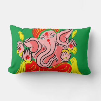 Lord Ganesha Lumbar Pillow