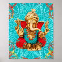 Lord Ganesha - Mixed Media