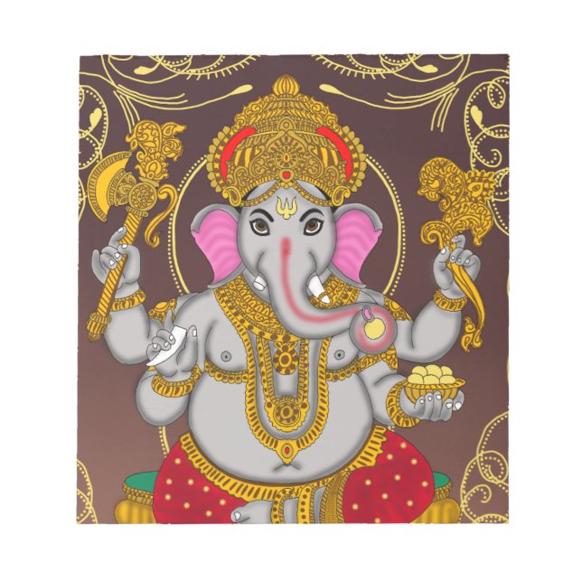 Lord Ganesha Notepad (Front)