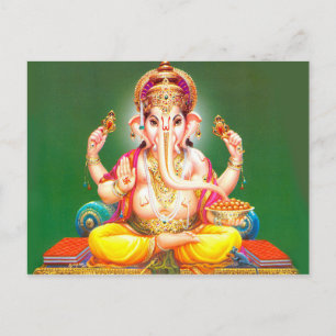 Lord Ganesha Postcard