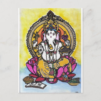 Lord Ganesha Postcard