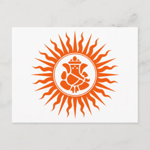 Lord Ganesha Sign Postcard