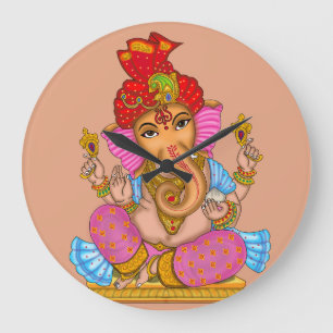 Lord Ganesha Wall Clock