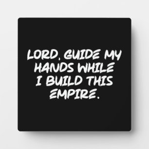 Lord, Guide My Hands – Faith-Based Motivational Plaque