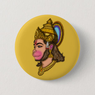 Lord Hanuman Buttons