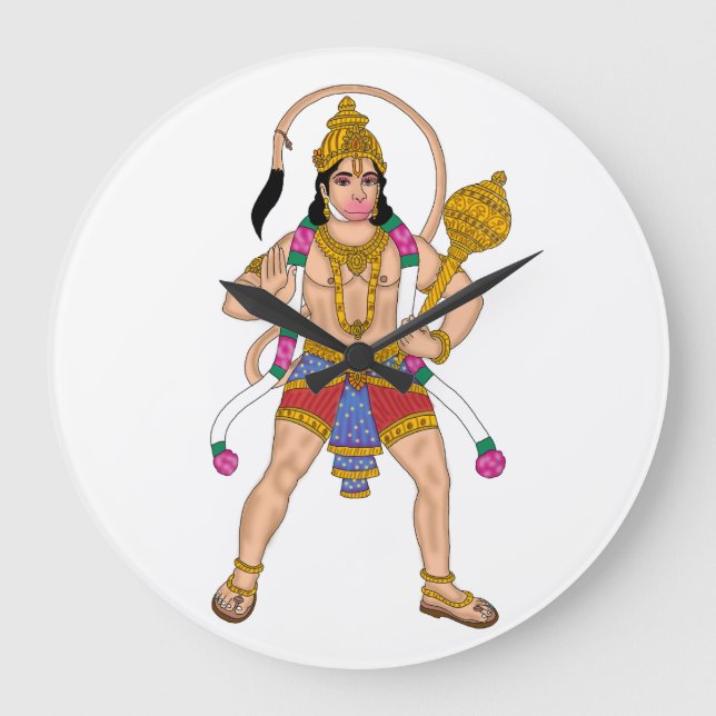 Lord Hanuman Clock (Front)