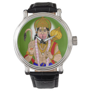 Lord Hanuman Clock Watch