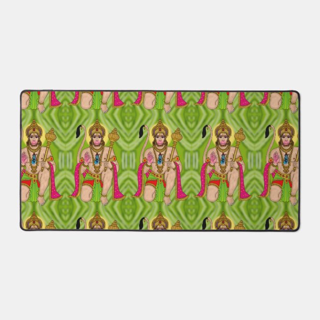 Lord Hanuman  Desk Mat (Front)
