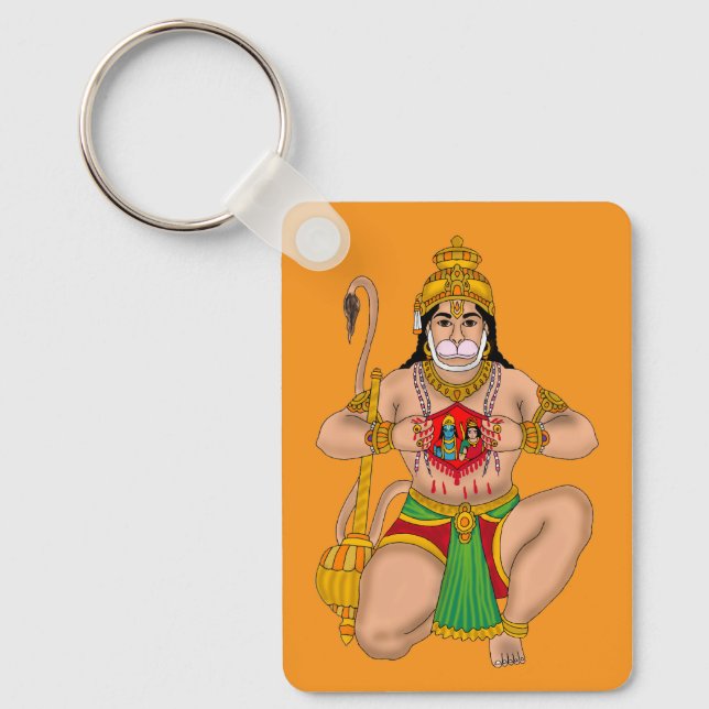 Lord Hanuman Keychain (Front)