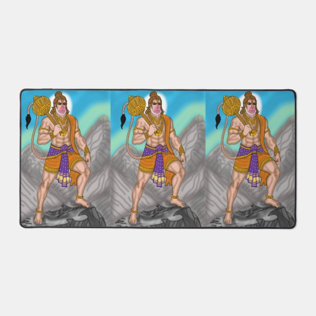 Lord Hanuman Mouse Pad (Front)