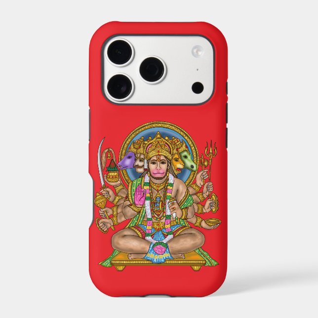 Lord Hanuman Phone Case (Back)