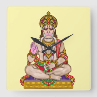 Lord Hanuman Wall Clock 