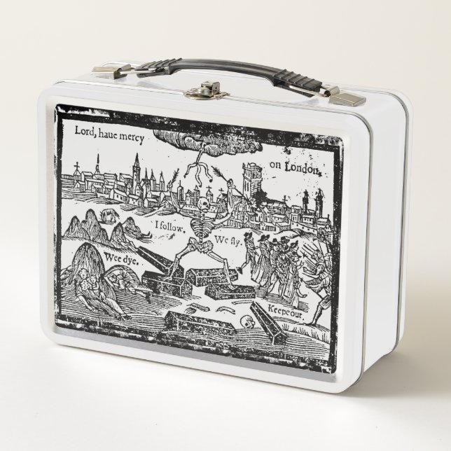 "Lord, Have Mercy on London" Black Plague Lunchbox (Front)