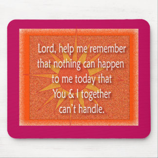 Lord help me remember mouse pad
