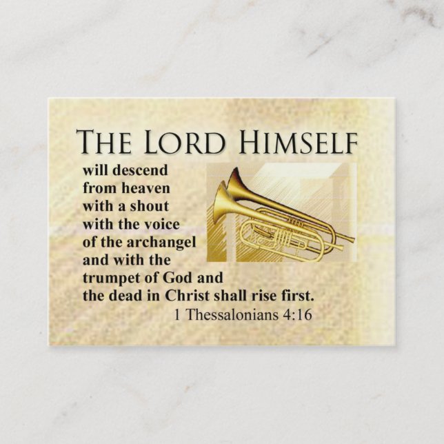 Lord Himself and Draw Near Chubby Business Card (Front)