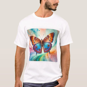 Lord Howe Fan Butterfly 120924AREF141 - Watercolor T-Shirt