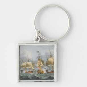 Lord Howe in the Queen Charlotte, Breaking the Ene Keychain