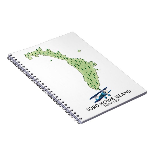 Lord Howe Island Tasman Sea Notebook (Right Side)