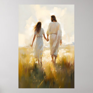 Lord I Would Follow Thee Follow Me Walk With Jesus Poster