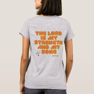  Lord is my song scripture fall women’s shirt