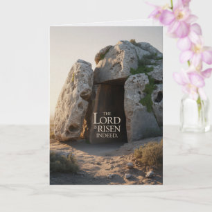 Lord Is Risen Indeed Easter Card  Faith Greeting
