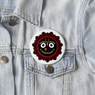 Lord Jagannath Devotional - Hare Krishna 3 Inch Round Button