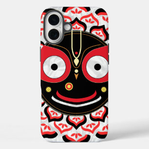 Lord Jagannath Face Chakra Hindu Deity iPhone 16 Plus Case