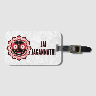 Lord Jagannath Face Chakra Hindu Deity Luggage Tag