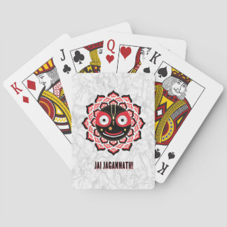 Lord Jagannath Face Chakra Hindu Deity Playing Cards