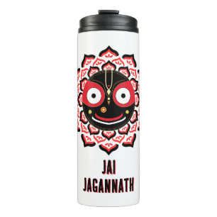 Lord Jagannath Face Chakra Hindu Deity Thermal Tumbler