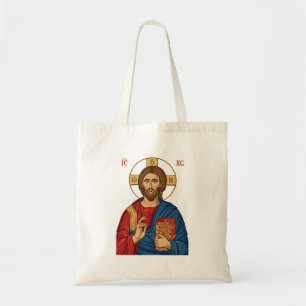 Lord Jesus Christ East Europian Church Orthodox  Tote Bag