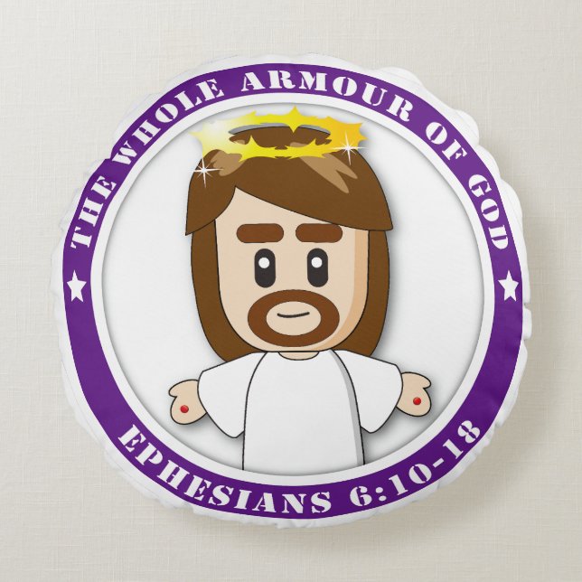 LORD JESUS Round Pillows (Front)