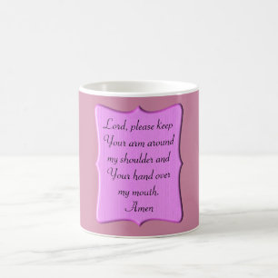 Lord, keep your arm -- coffee mug