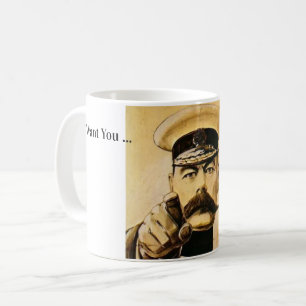 Lord Kitchener Tea Mug ,I Want You ..