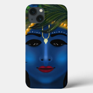 Lord Krishna blue attractive - Hare Krishna art iPhone 13 Case