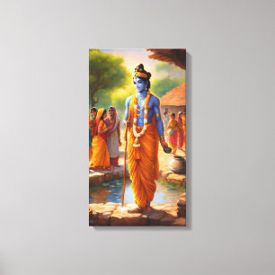 LORD KRISHNA CANVAS PRINT