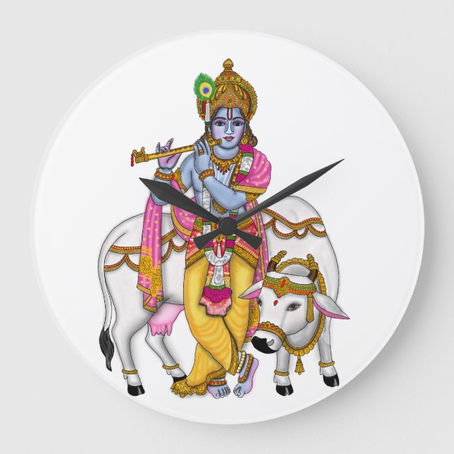 Lord Krishna Clock (Front)