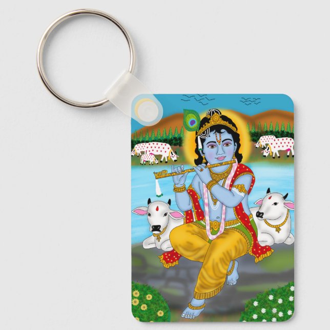 Lord Krishna Keychain  (Front)