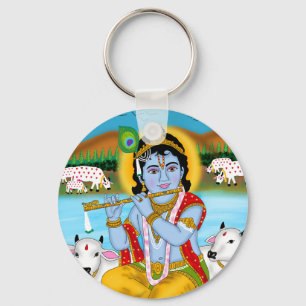 Lord Krishna Keychain