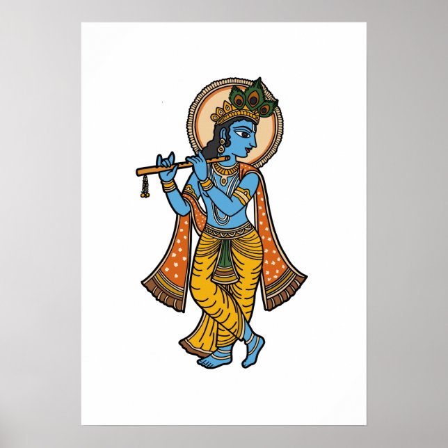 Lord Krishna  Poster (Front)