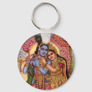 Lord Krishna & Radha Keychain