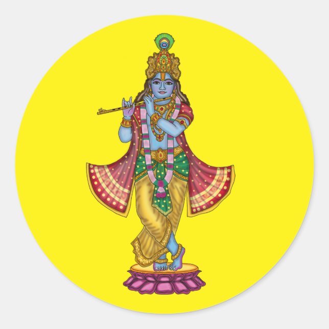 Lord Krishna Sticker (Front)