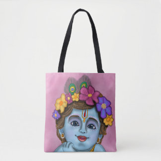 Lord Krishna Tote Bag
