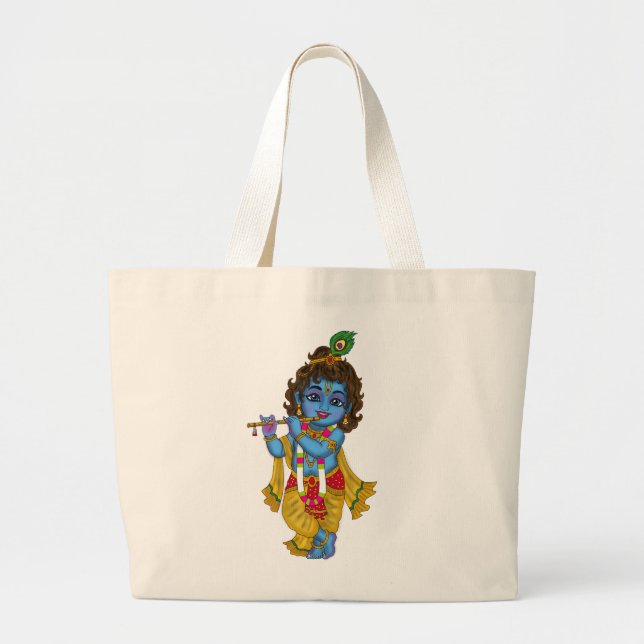 Lord Krishna Tote Bag (Front)