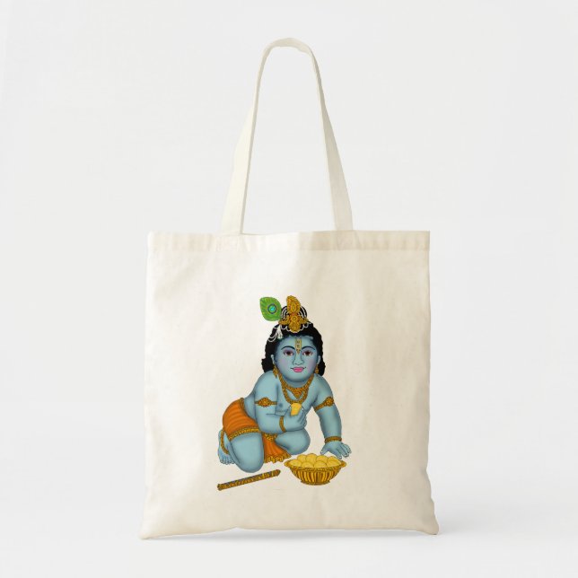 Lord Krishna Tote Bag (Front)