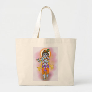 Lord Krishna Tote Bag