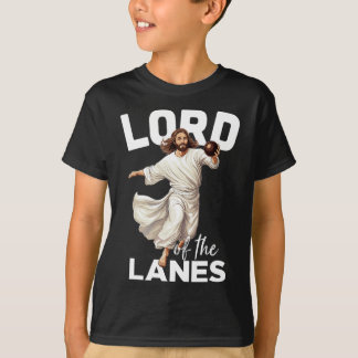 Lord Lanes Funny Christian Christ Gutter Bowling L T-Shirt