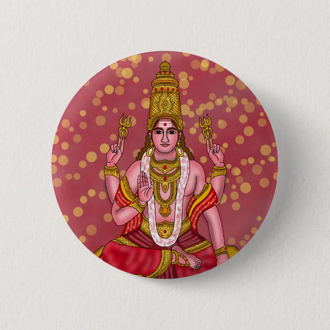 Lord Mangal Button (Front)