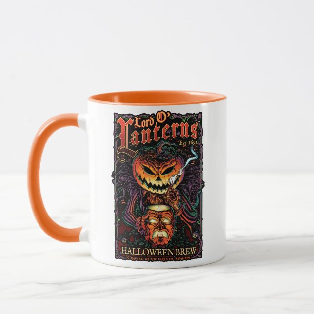 Lord O’ Lanterns Halloween Mug – Spooky Brew (Left)